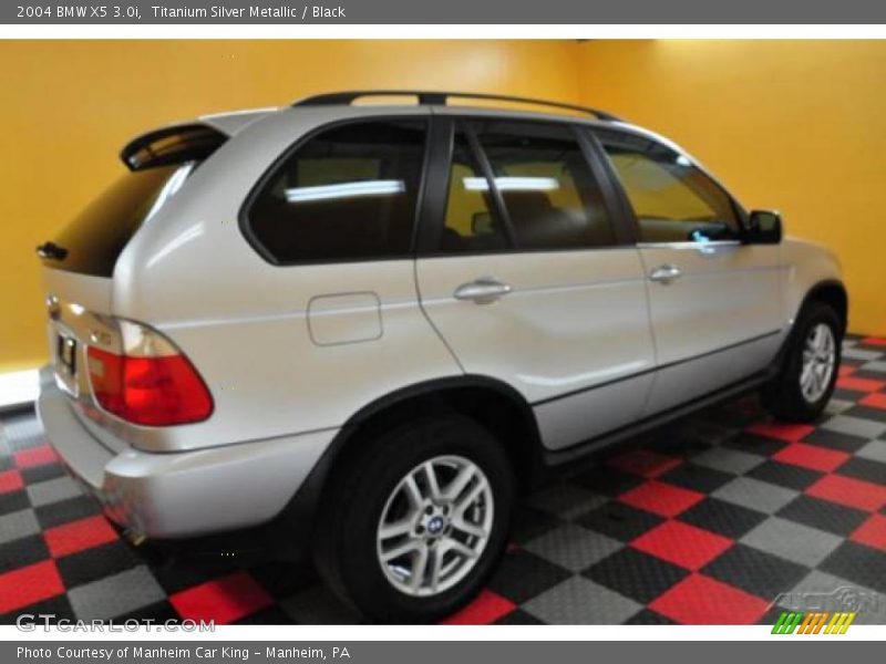 Titanium Silver Metallic / Black 2004 BMW X5 3.0i