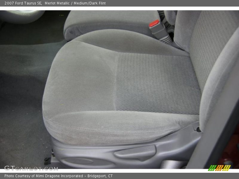 Merlot Metallic / Medium/Dark Flint 2007 Ford Taurus SE
