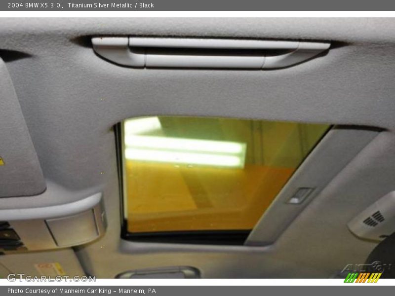 Titanium Silver Metallic / Black 2004 BMW X5 3.0i