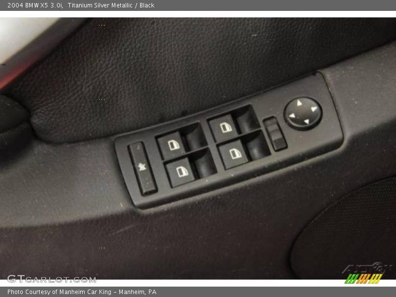 Titanium Silver Metallic / Black 2004 BMW X5 3.0i