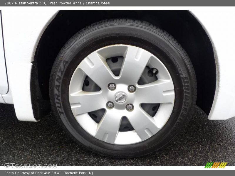 Fresh Powder White / Charcoal/Steel 2007 Nissan Sentra 2.0