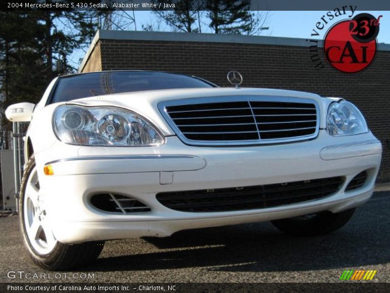 Alabaster White / Java 2004 Mercedes-Benz S 430 Sedan