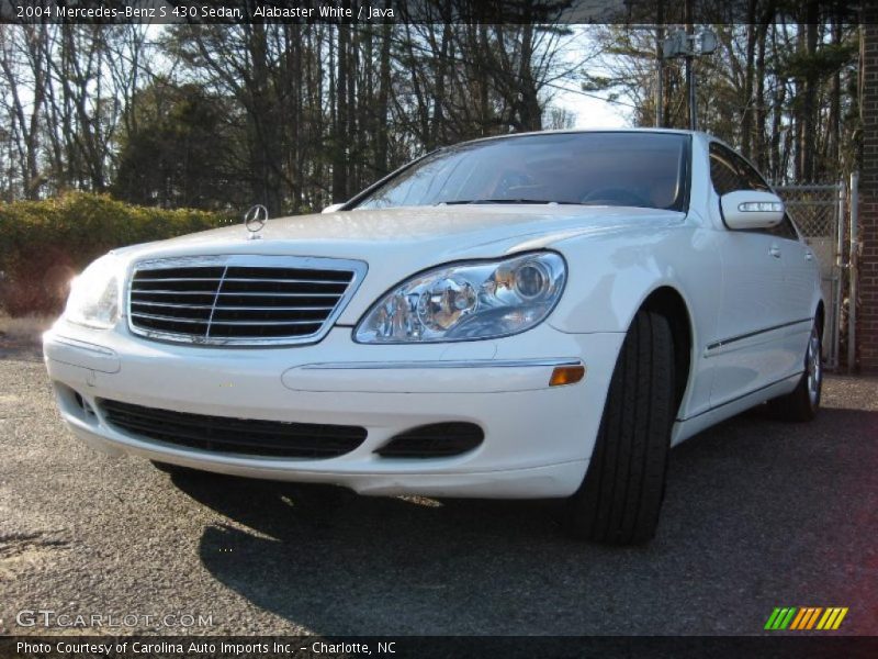 Alabaster White / Java 2004 Mercedes-Benz S 430 Sedan