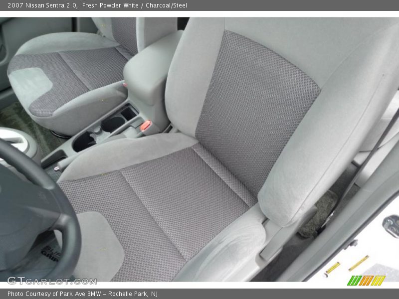 Fresh Powder White / Charcoal/Steel 2007 Nissan Sentra 2.0