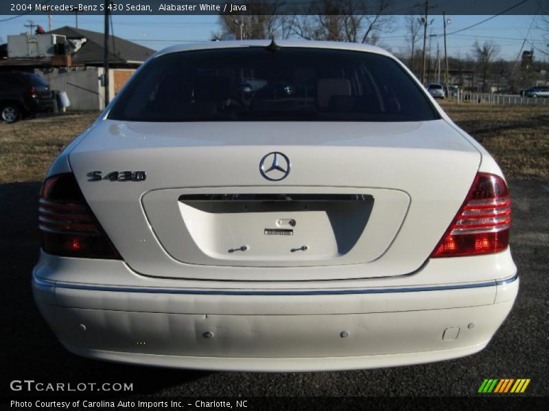 Alabaster White / Java 2004 Mercedes-Benz S 430 Sedan