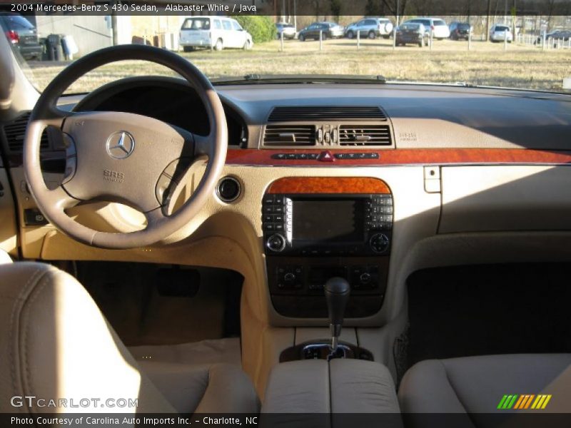 Alabaster White / Java 2004 Mercedes-Benz S 430 Sedan