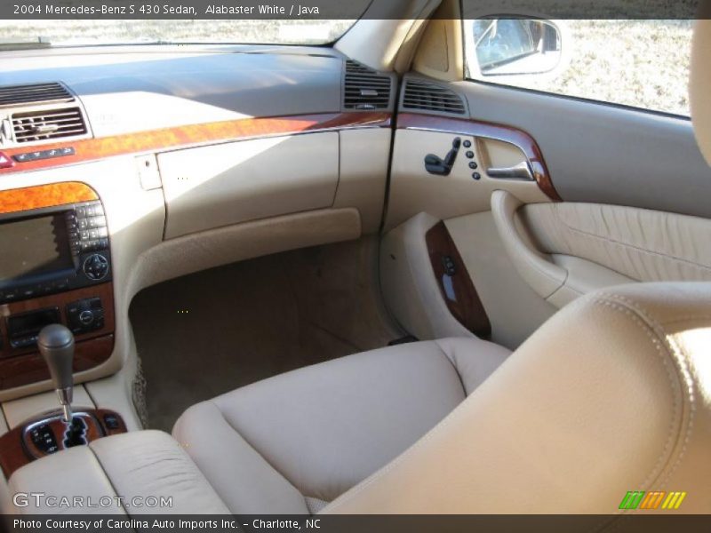 Alabaster White / Java 2004 Mercedes-Benz S 430 Sedan