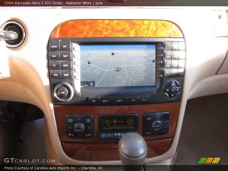 Alabaster White / Java 2004 Mercedes-Benz S 430 Sedan