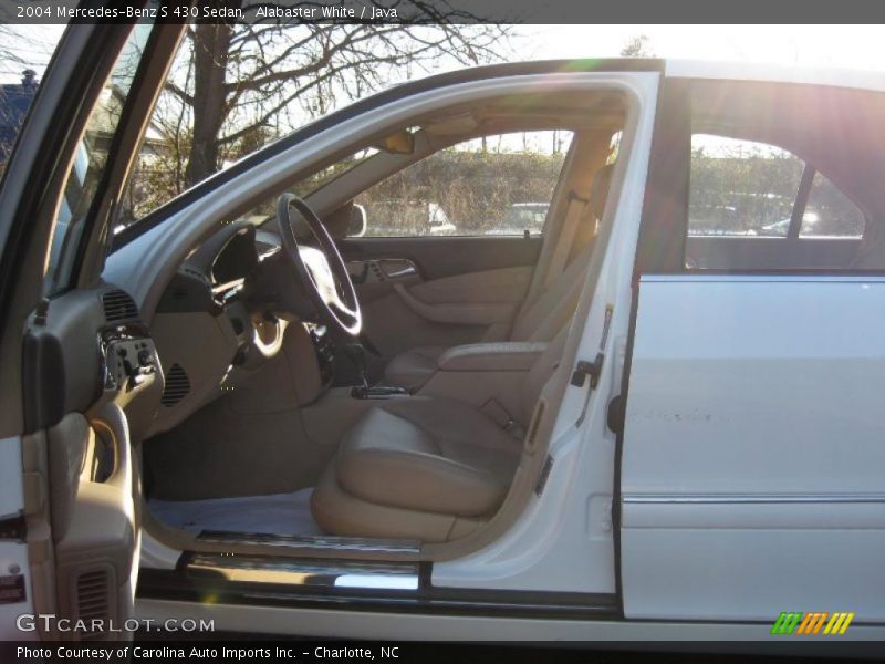 Alabaster White / Java 2004 Mercedes-Benz S 430 Sedan