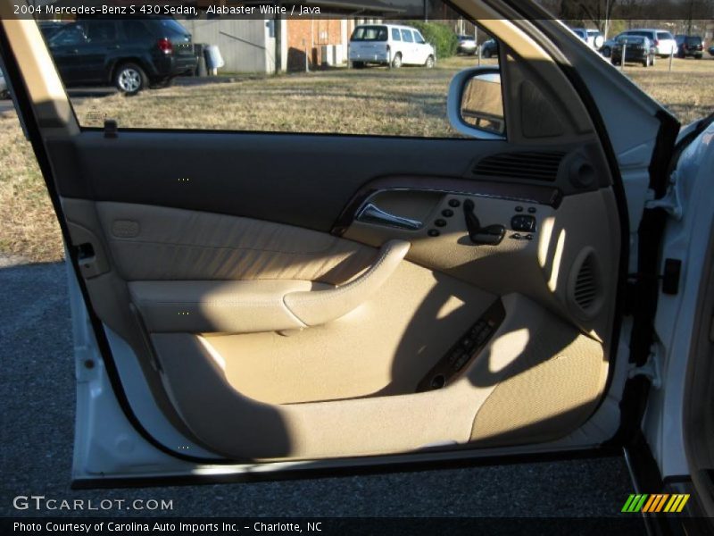 Alabaster White / Java 2004 Mercedes-Benz S 430 Sedan