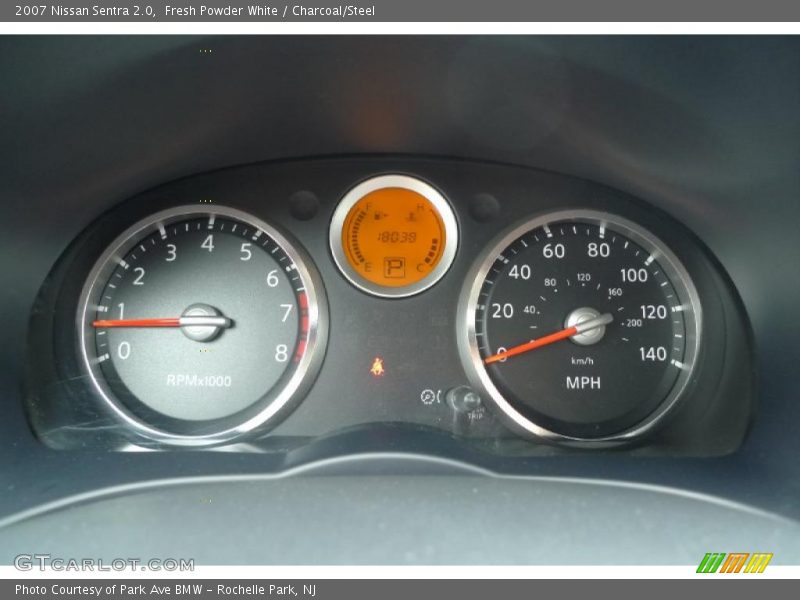 Fresh Powder White / Charcoal/Steel 2007 Nissan Sentra 2.0