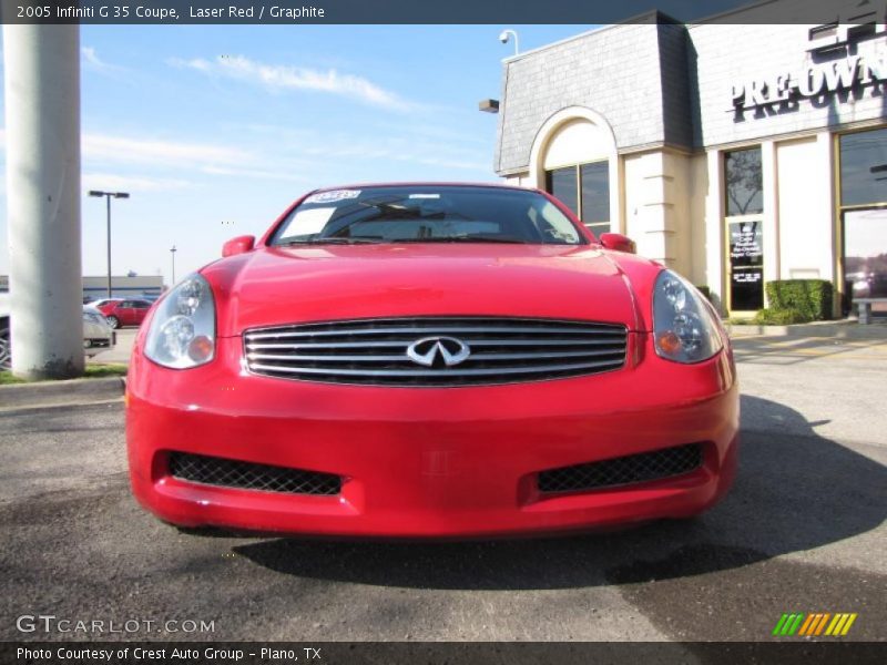 Laser Red / Graphite 2005 Infiniti G 35 Coupe