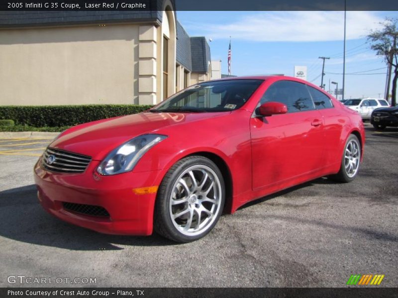 Laser Red / Graphite 2005 Infiniti G 35 Coupe