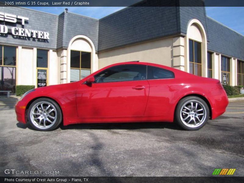 Laser Red / Graphite 2005 Infiniti G 35 Coupe