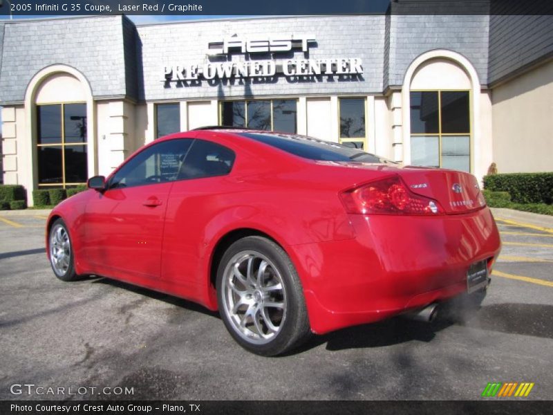 Laser Red / Graphite 2005 Infiniti G 35 Coupe