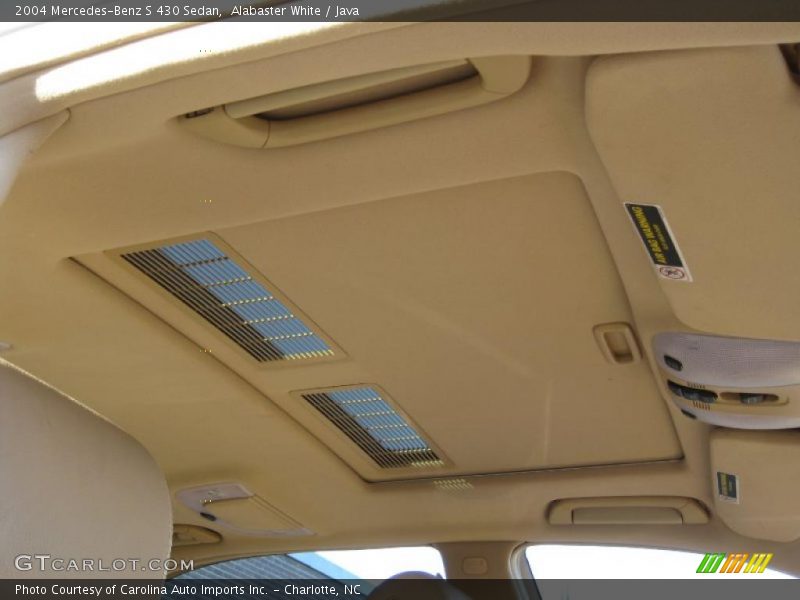Alabaster White / Java 2004 Mercedes-Benz S 430 Sedan