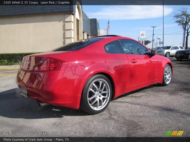 Laser Red / Graphite 2005 Infiniti G 35 Coupe