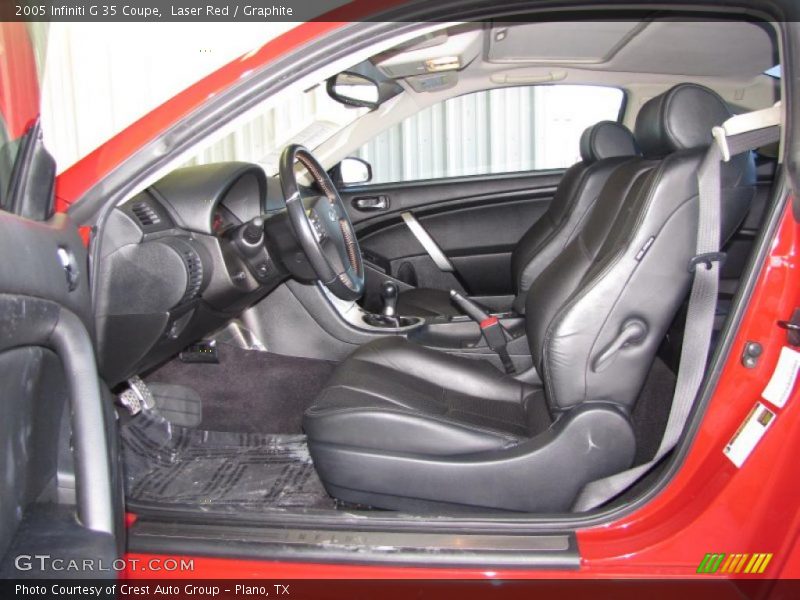 Laser Red / Graphite 2005 Infiniti G 35 Coupe