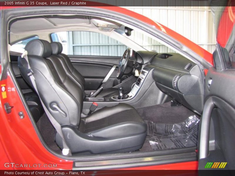 Laser Red / Graphite 2005 Infiniti G 35 Coupe