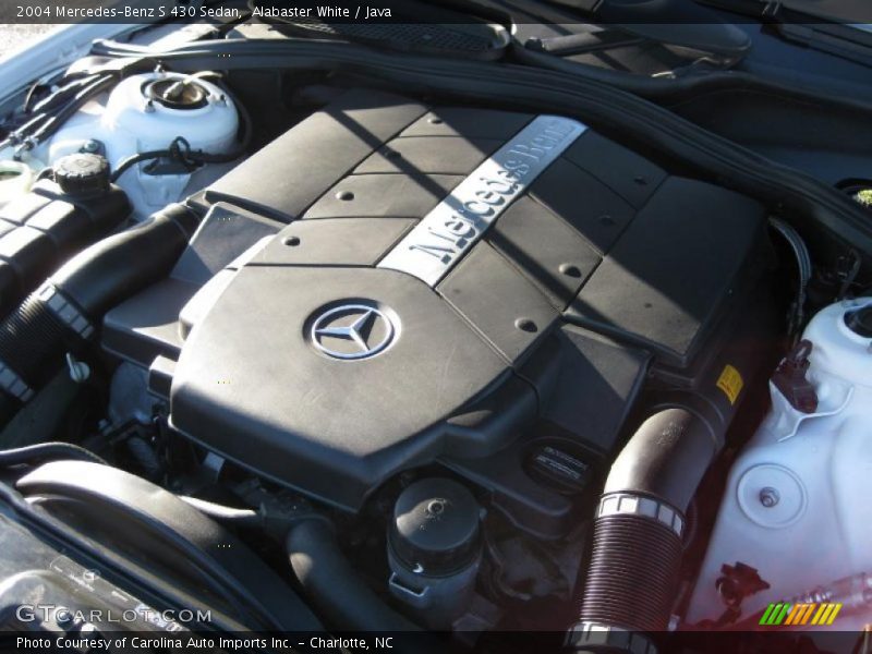 Alabaster White / Java 2004 Mercedes-Benz S 430 Sedan