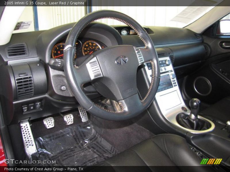 Laser Red / Graphite 2005 Infiniti G 35 Coupe