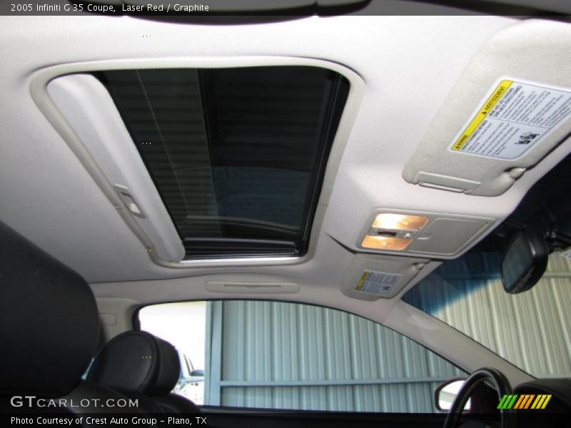 Laser Red / Graphite 2005 Infiniti G 35 Coupe