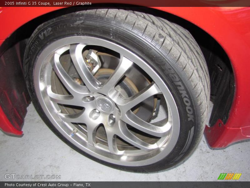 Laser Red / Graphite 2005 Infiniti G 35 Coupe