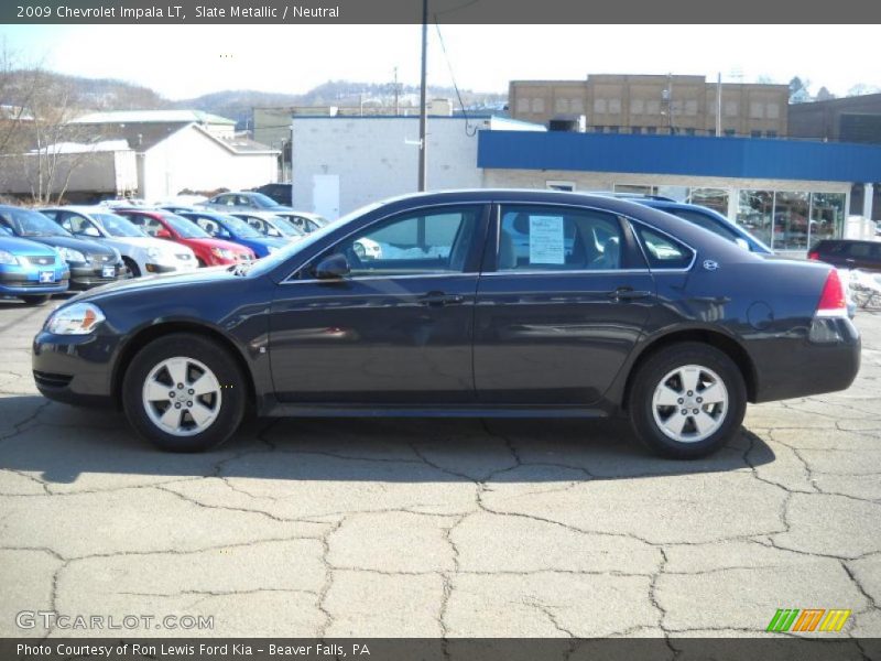 Slate Metallic / Neutral 2009 Chevrolet Impala LT