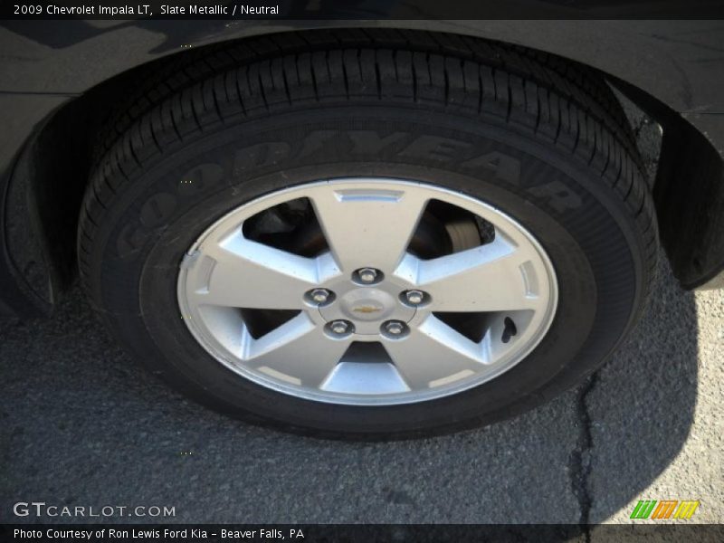Slate Metallic / Neutral 2009 Chevrolet Impala LT