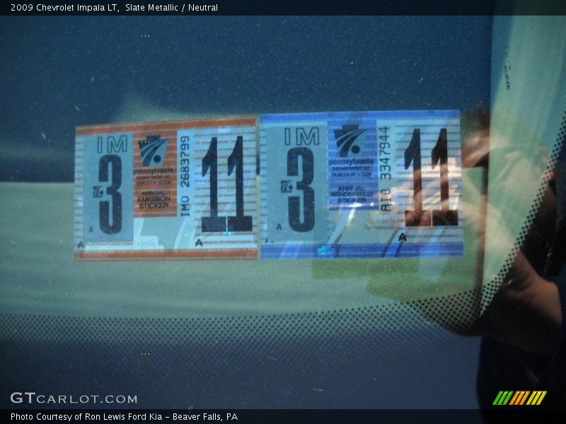 Slate Metallic / Neutral 2009 Chevrolet Impala LT