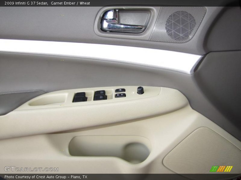 Garnet Ember / Wheat 2009 Infiniti G 37 Sedan