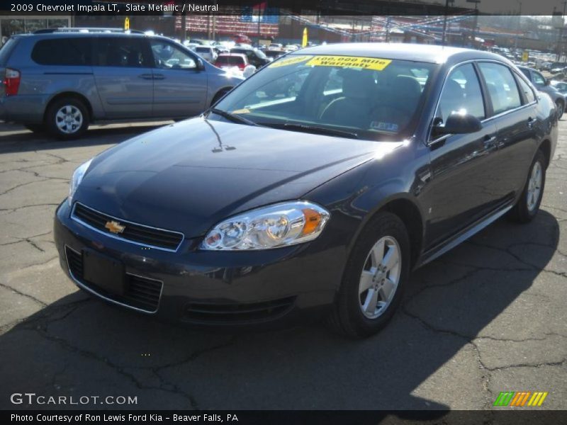Slate Metallic / Neutral 2009 Chevrolet Impala LT