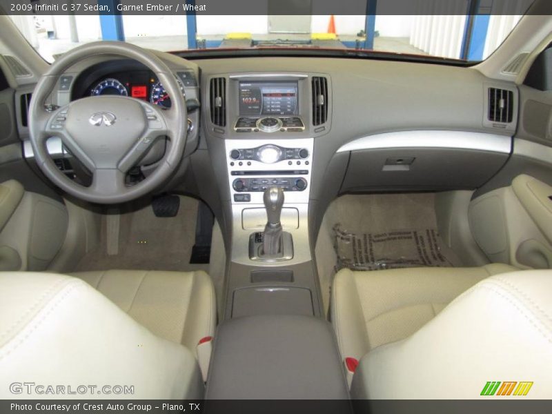 Garnet Ember / Wheat 2009 Infiniti G 37 Sedan