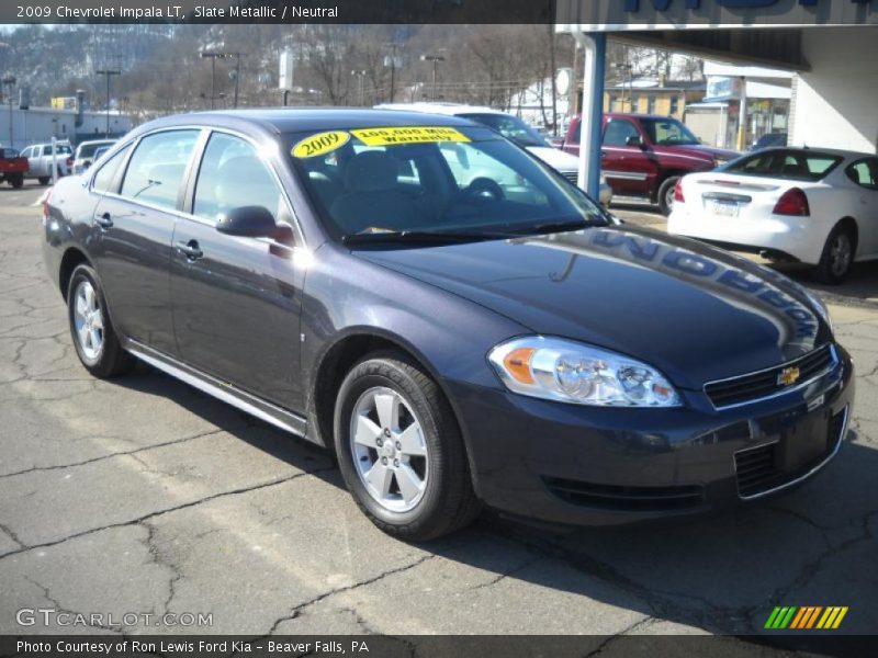 Slate Metallic / Neutral 2009 Chevrolet Impala LT