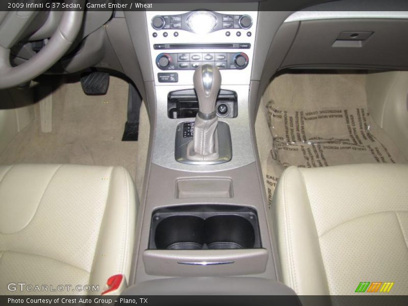 Garnet Ember / Wheat 2009 Infiniti G 37 Sedan