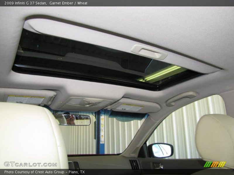 Garnet Ember / Wheat 2009 Infiniti G 37 Sedan