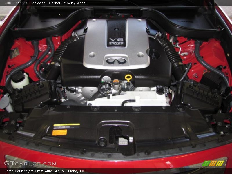 Garnet Ember / Wheat 2009 Infiniti G 37 Sedan