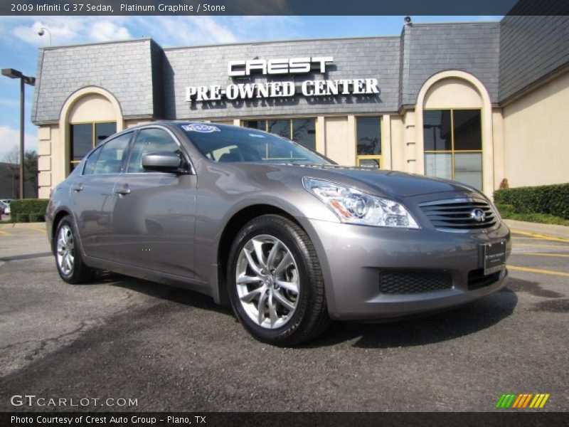 Platinum Graphite / Stone 2009 Infiniti G 37 Sedan