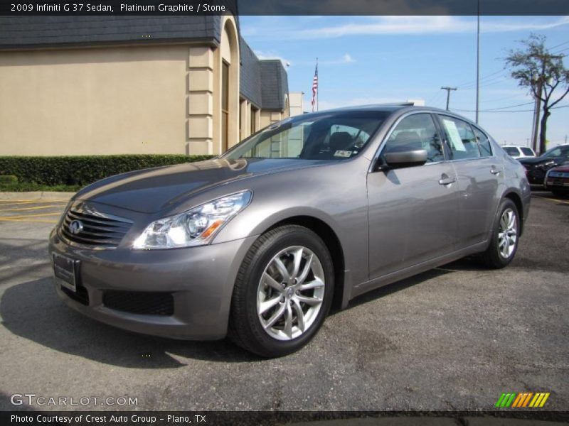 Platinum Graphite / Stone 2009 Infiniti G 37 Sedan