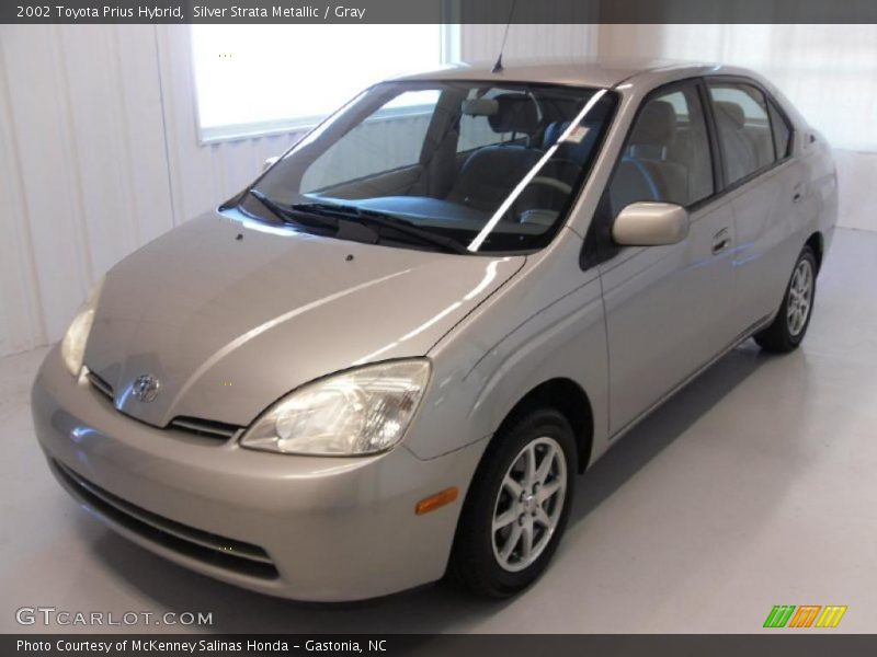 Silver Strata Metallic / Gray 2002 Toyota Prius Hybrid