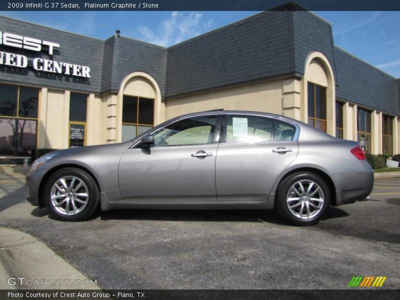Platinum Graphite / Stone 2009 Infiniti G 37 Sedan