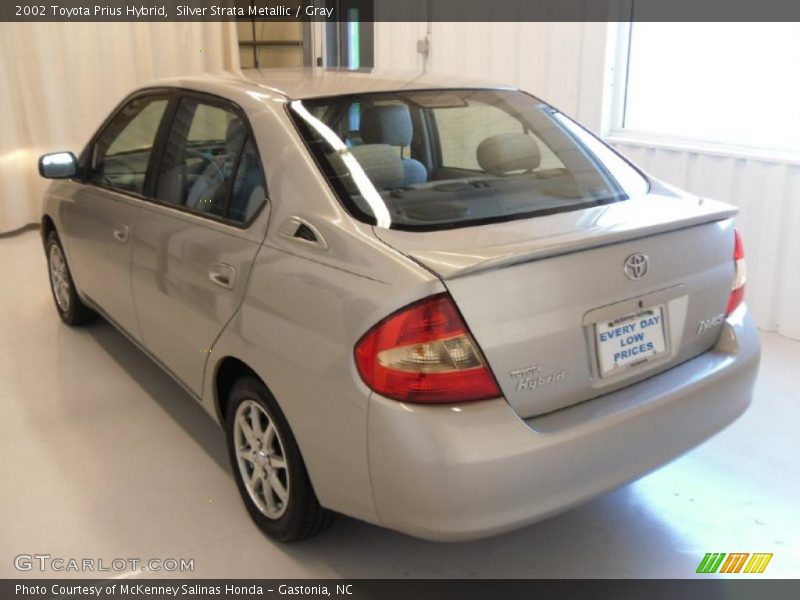 Silver Strata Metallic / Gray 2002 Toyota Prius Hybrid