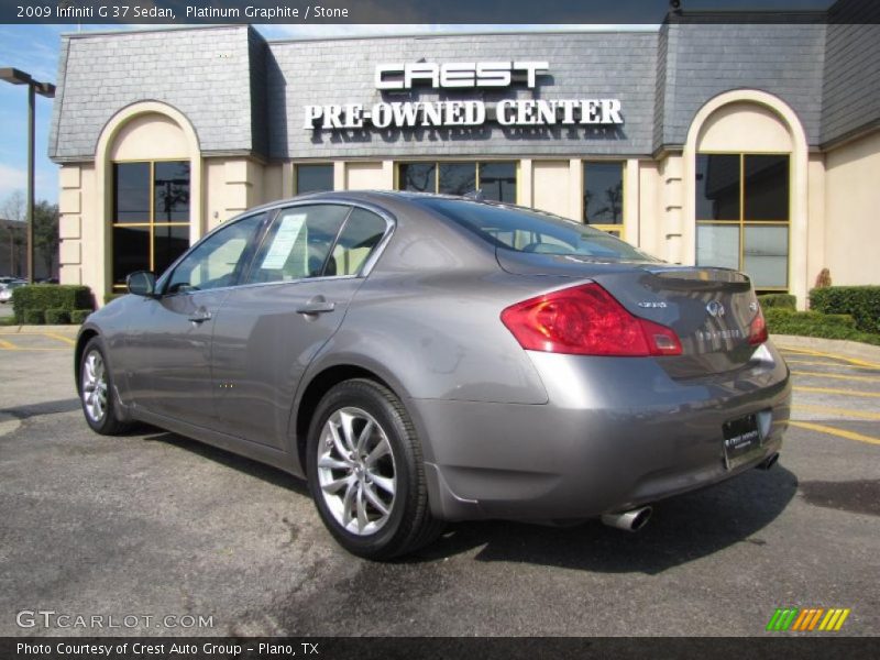 Platinum Graphite / Stone 2009 Infiniti G 37 Sedan