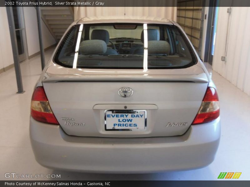 Silver Strata Metallic / Gray 2002 Toyota Prius Hybrid
