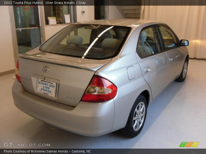 Silver Strata Metallic / Gray 2002 Toyota Prius Hybrid