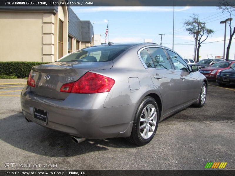 Platinum Graphite / Stone 2009 Infiniti G 37 Sedan