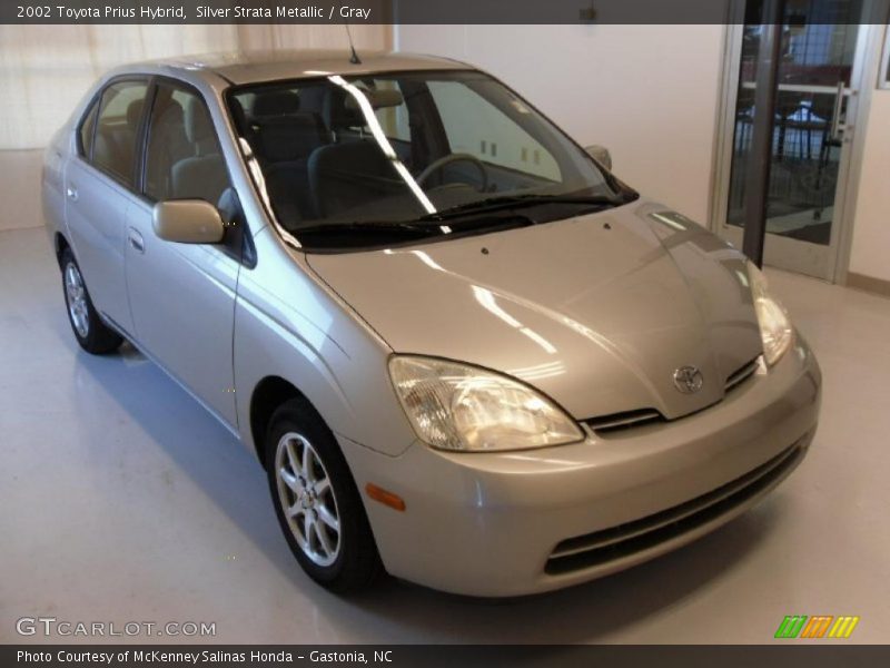 Silver Strata Metallic / Gray 2002 Toyota Prius Hybrid