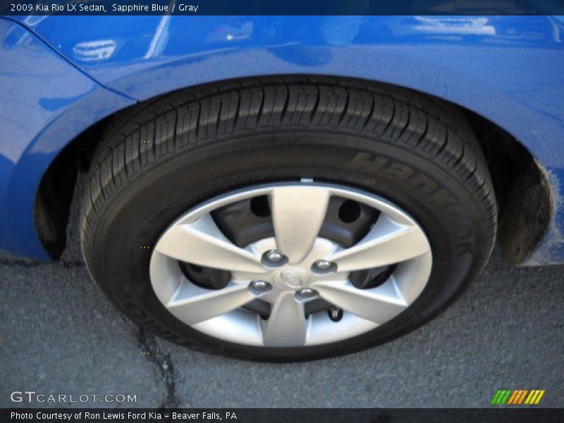 Sapphire Blue / Gray 2009 Kia Rio LX Sedan