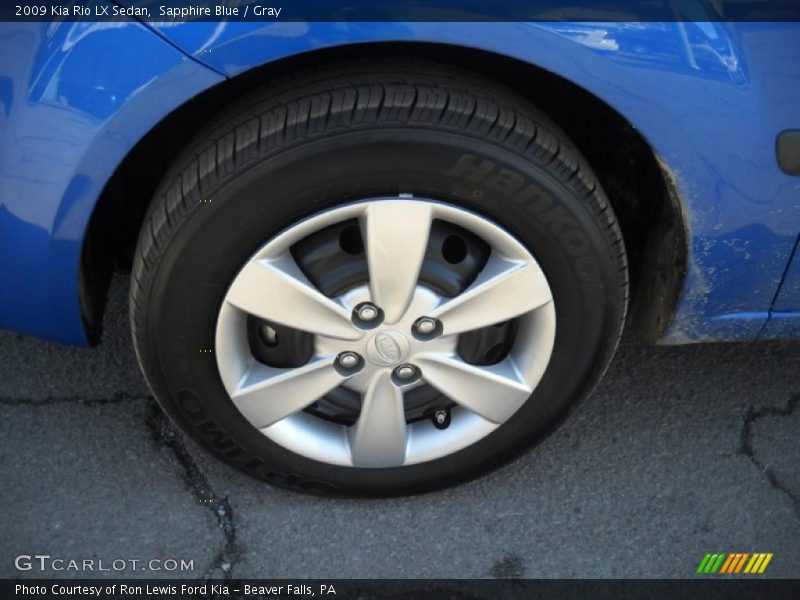 Sapphire Blue / Gray 2009 Kia Rio LX Sedan