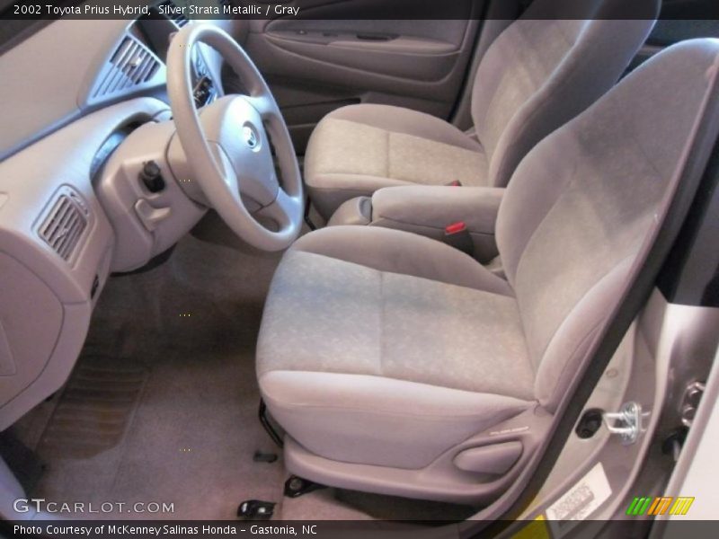 Silver Strata Metallic / Gray 2002 Toyota Prius Hybrid